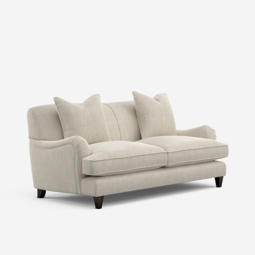 Clara sofa in white fabric