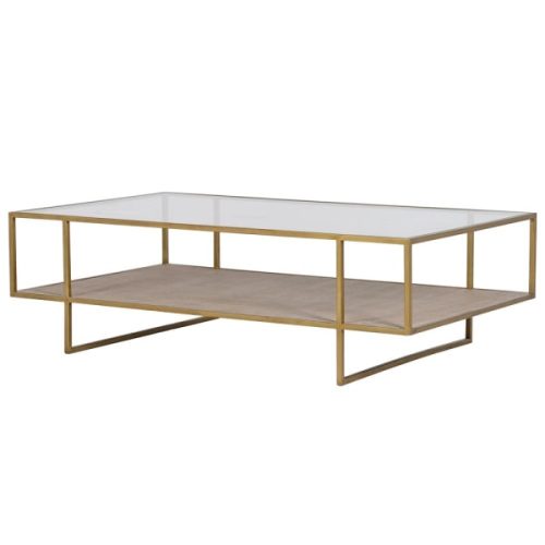 Gold coffee table