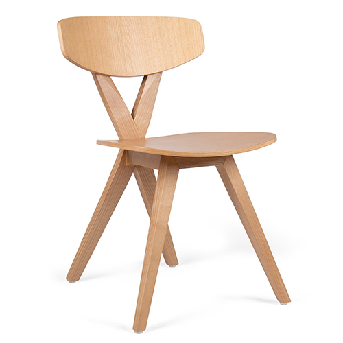 Dueto wooden side chair