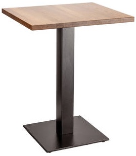 Flat table base