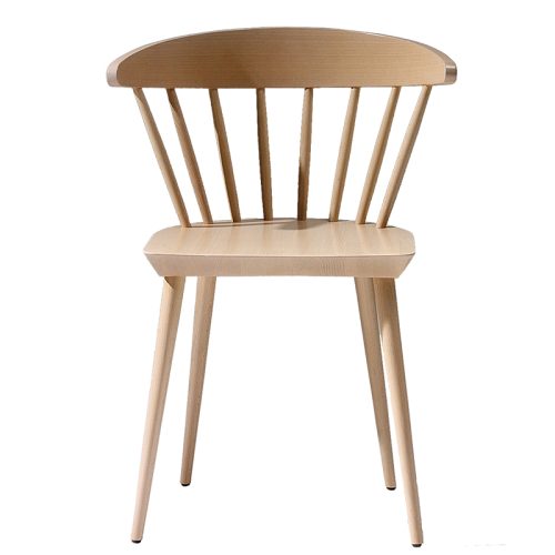 Spindle back dining chair