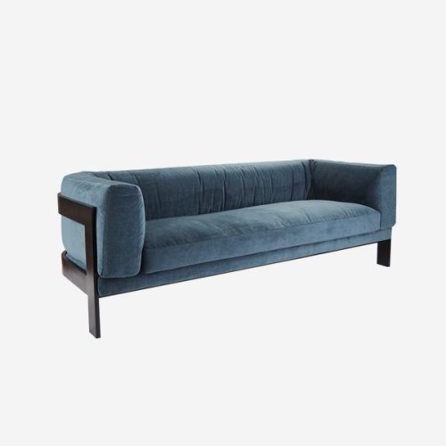LOgan sofa in dark blue