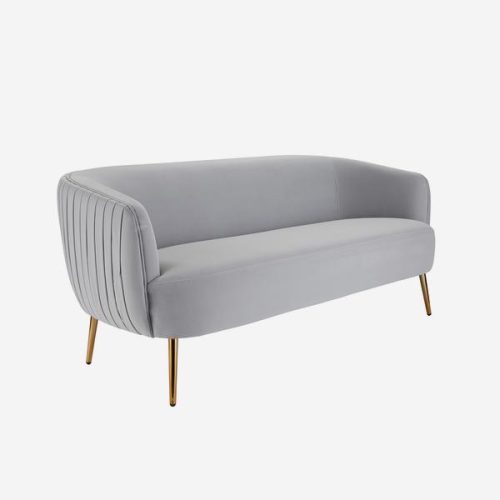 Pippa sofa in grey fabric