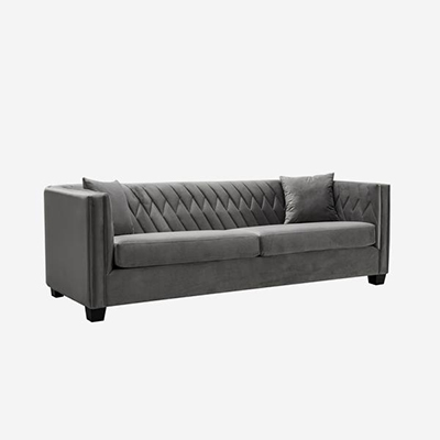 Large Renee sofa in grey