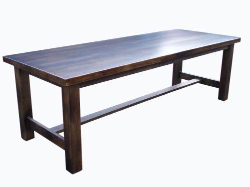 Long table with beech frame.