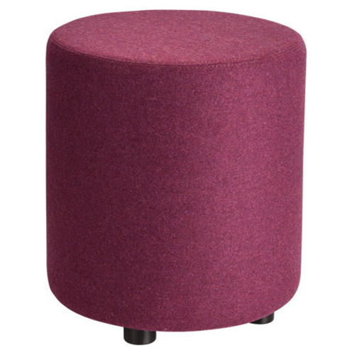 Tempo low stool in magenta fabric