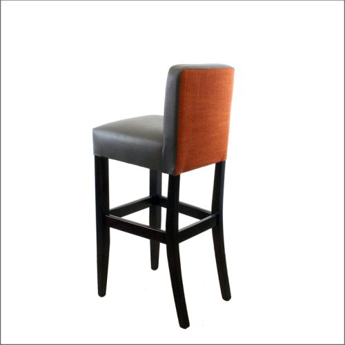 Leather bar stool