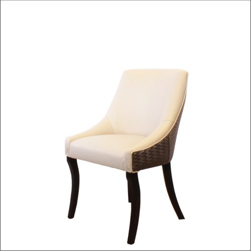 White dining chair