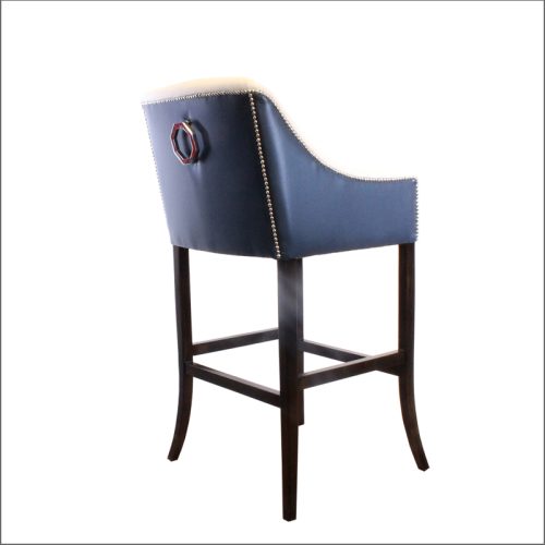 Leather bar stool