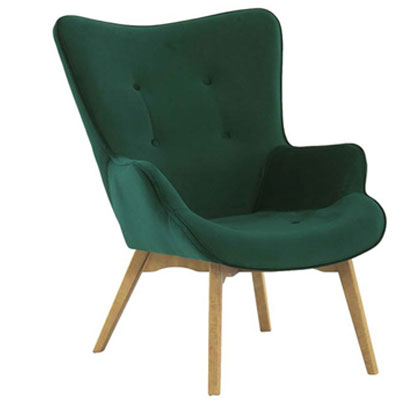 Green armchair