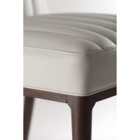 Close up of white chair