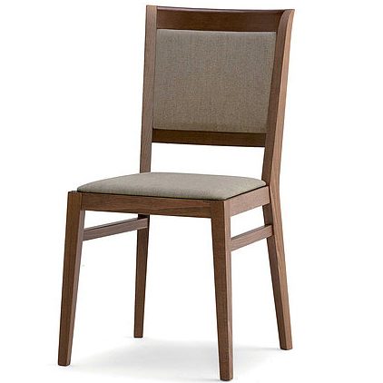 Grey and brown chair