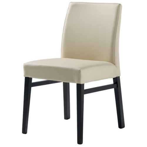Cream chair with black legs